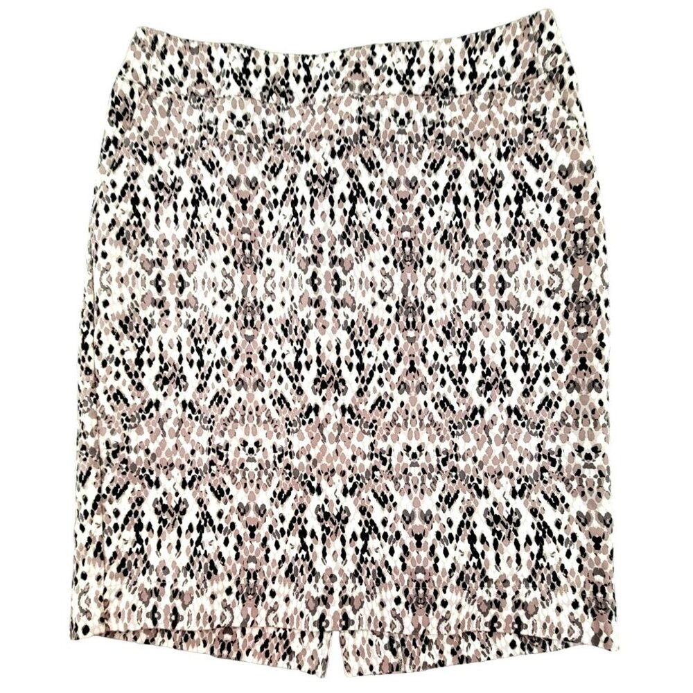 Merona Womens Pencil Skirt Animal Print size 4 NWOT JH1267